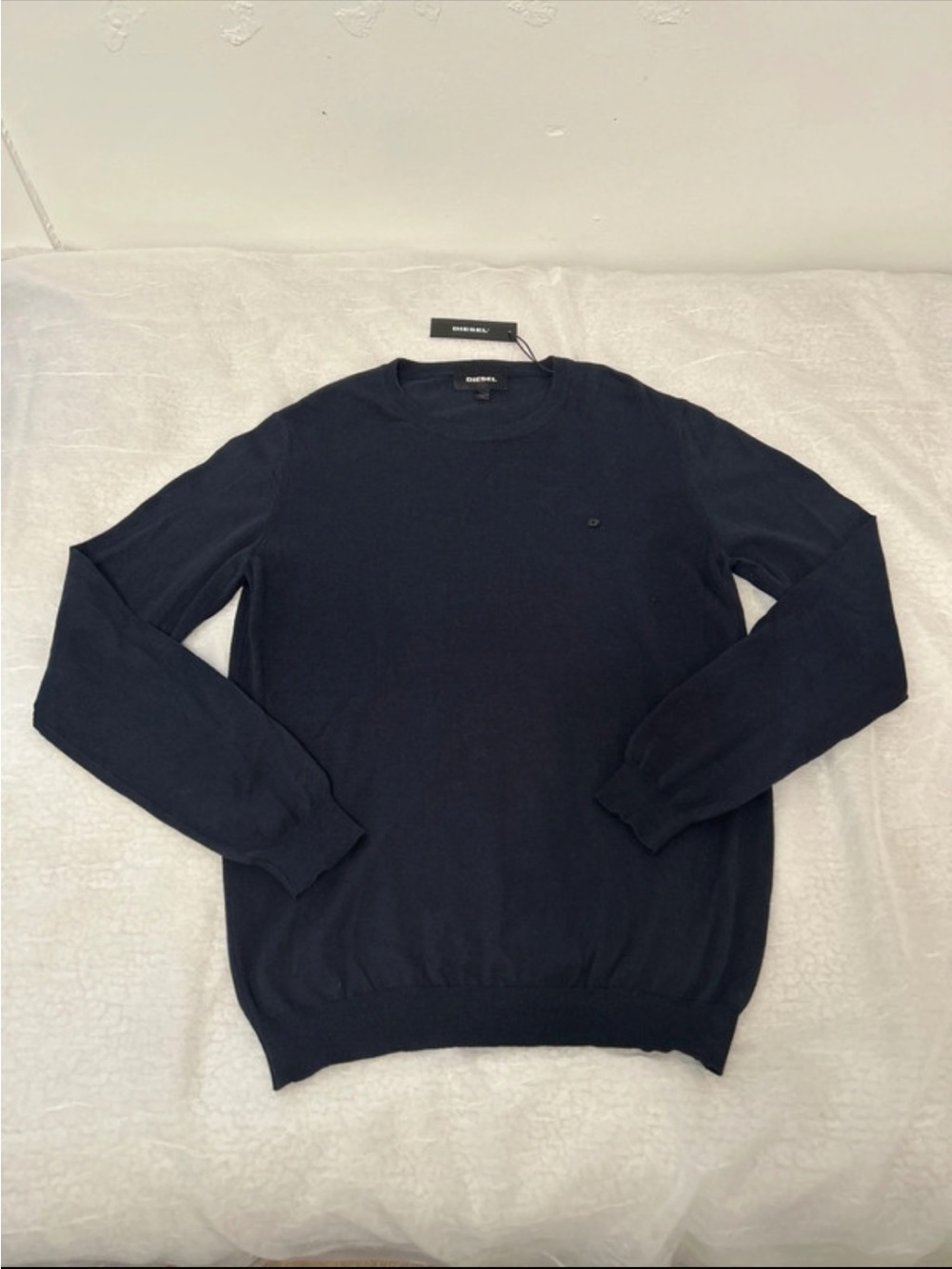 Diesel Navy Blue Crewneck Sweater